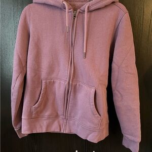 Cozy Purple Zip-Up Hoodie